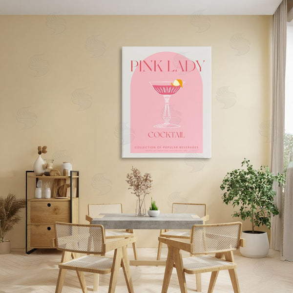 Stupell Industries Stupell Studio | Stylish Retro Pink Lady Wall Art