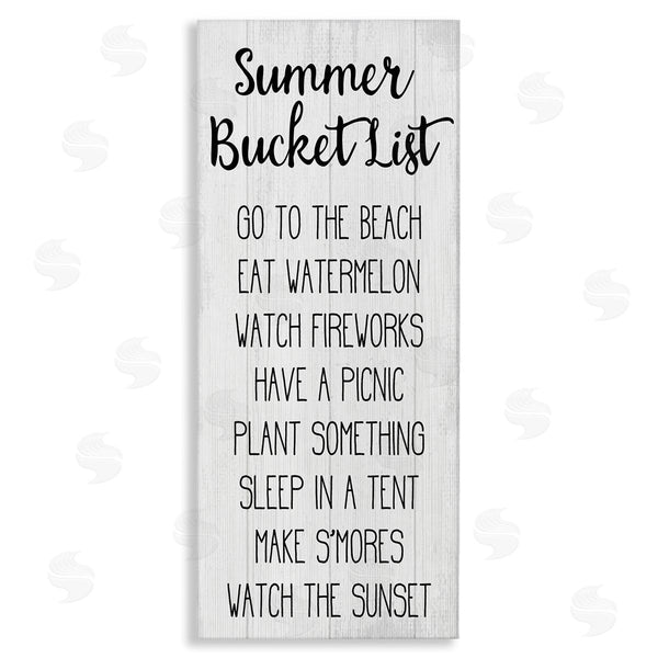 stupell industries Stupell Studio | Summer Bucket List Casual Sign Wall Art