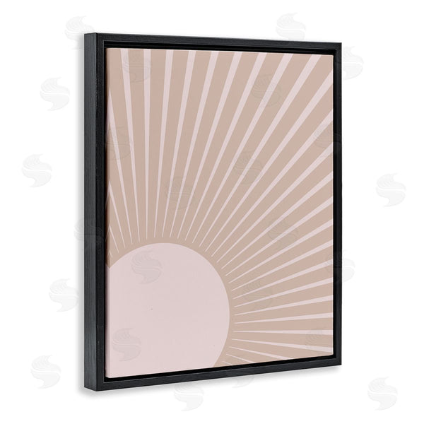 Stupell Industries Stupell Studio | Sun Rise Horizon Light Rays Neutral Beige Wall Art