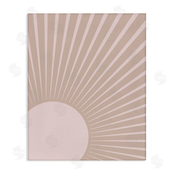 stupell industries Stupell Studio | Sun Rise Horizon Light Rays Neutral Beige Wall Art