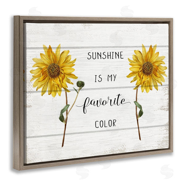 Stupell Industries Stupell Studio | Sunshine Is My Favorite Color Wall Art