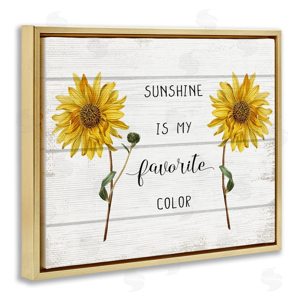 Stupell Industries Stupell Studio | Sunshine Is My Favorite Color Wall Art