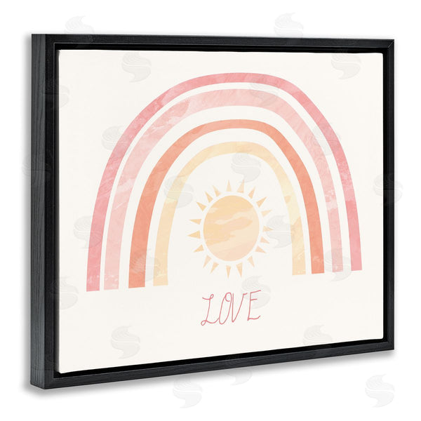 Stupell Industries Stupell Studio | Sunshine Rainbow With Love Text