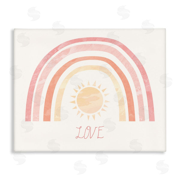 stupell industries Stupell Studio | Sunshine Rainbow with Love Text
