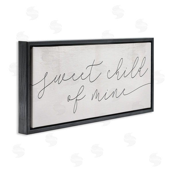Stupell Industries Stupell Studio | Sweet Child Of Mine Phrase Cozy Family Typography Wall Art