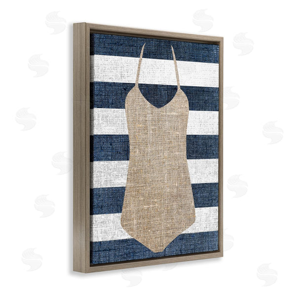 Stupell Industries Stupell Studio | Swimsuit On Stripes
