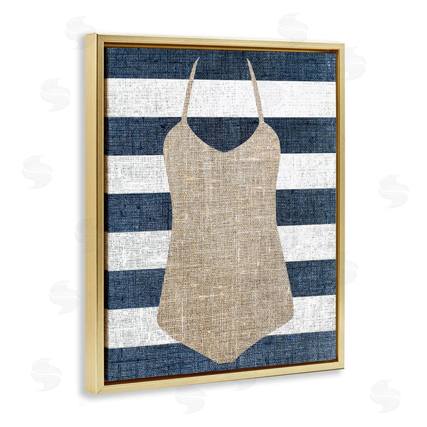 Stupell Industries Stupell Studio | Swimsuit On Stripes