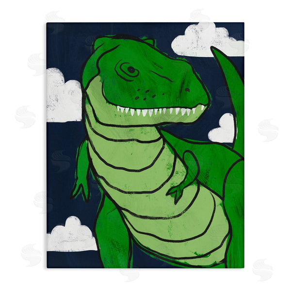 stupell industries Stupell Studio | T-Rex Dinosaur over Blue Sky