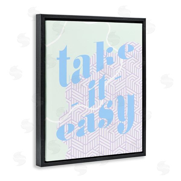 Stupell Industries Stupell Studio | Take It Easy Pastel Geometric Wall Art