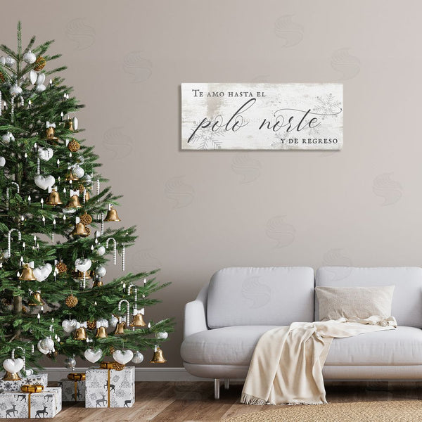 Stupell Industries Stupell Studio | Te Amo Hasta El Polo Norte Wall Art