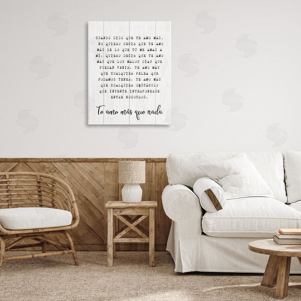 Stupell Industries Stupell Studio | Te Amo Sin Límites Wall Art