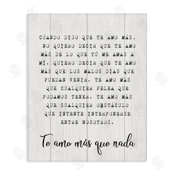 stupell industries Stupell Studio | Te Amo Sin Límites Wall Art