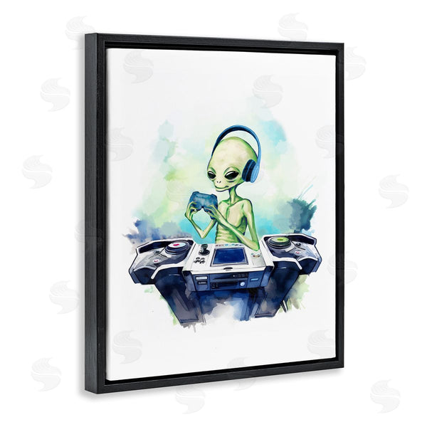 Stupell Industries Stupell Studio | Tech Alien Playing Video Games