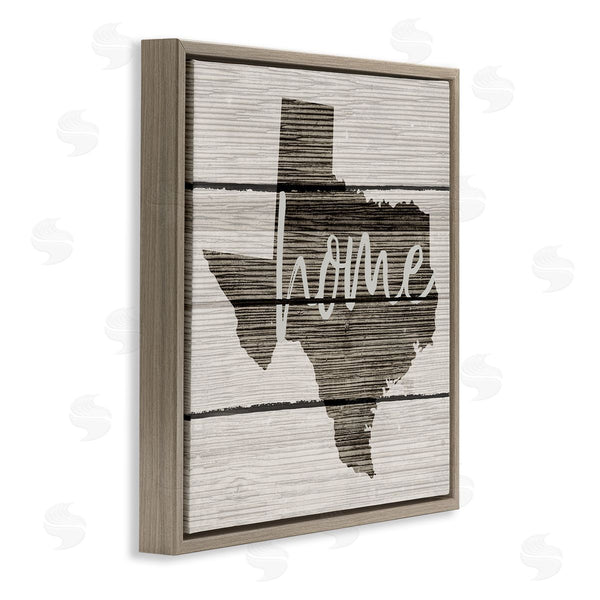 Stupell Industries Stupell Studio | Texas Rustic Typography Map