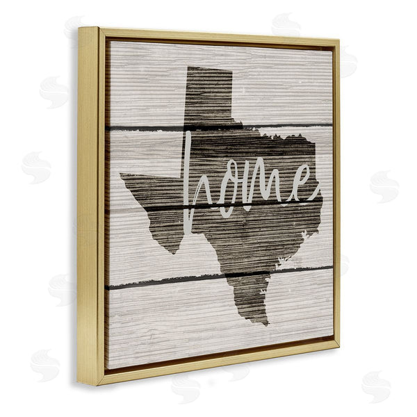 Stupell Industries Stupell Studio | Texas Rustic Typography Map