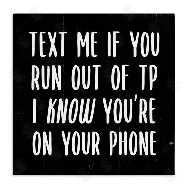 stupell industries Stupell Studio | Text Me For TP Funny Bathroom