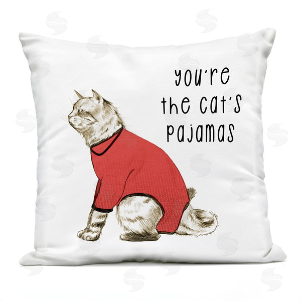 Stupell Industries Stupell Studio | The Cat's Pajamas Funny Kitten Printed Throw Pillow