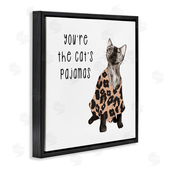 Stupell Industries Stupell Studio | The Cat's Pajamas Humor Wall Art