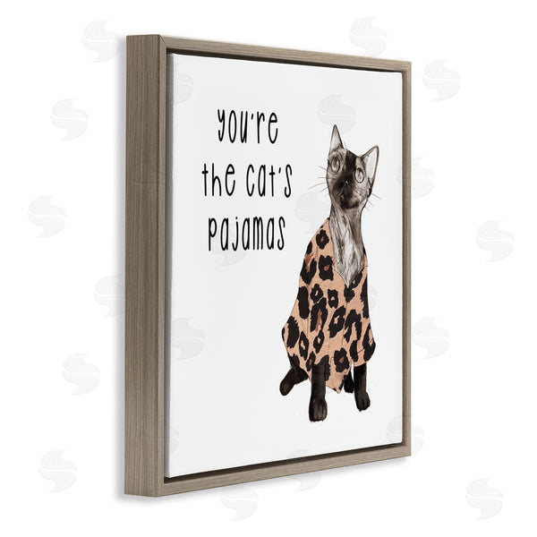 Stupell Industries Stupell Studio | The Cat's Pajamas Humor Wall Art