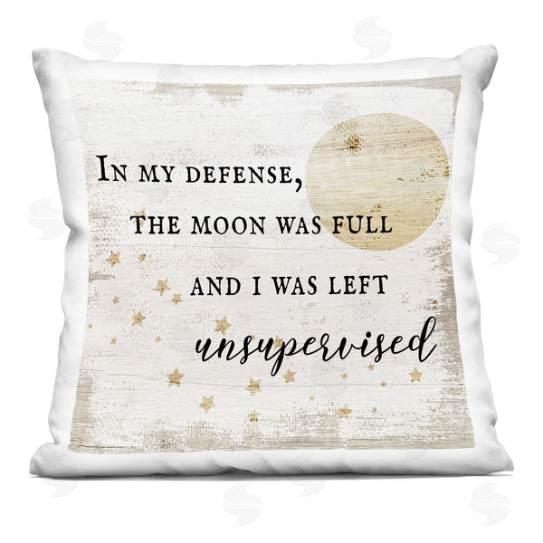 stupell industries Stupell Studio | The Moon Was Full Rustic Literature Quote Printed Throw Pillow