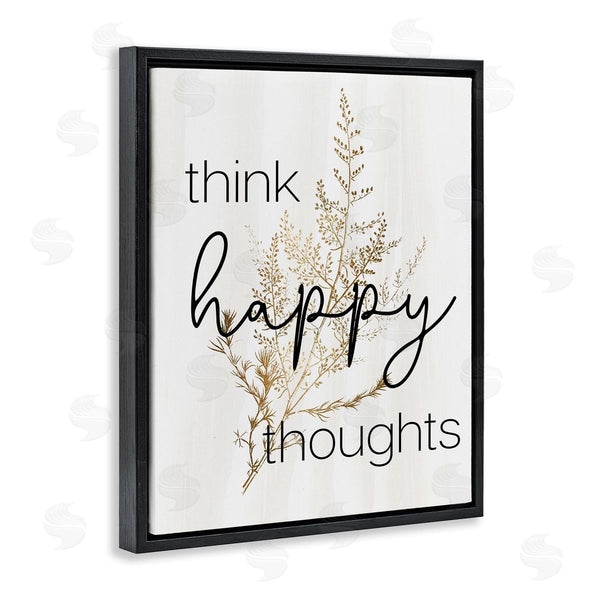 Stupell Industries Stupell Studio | Think Happy Thoughts Botanical