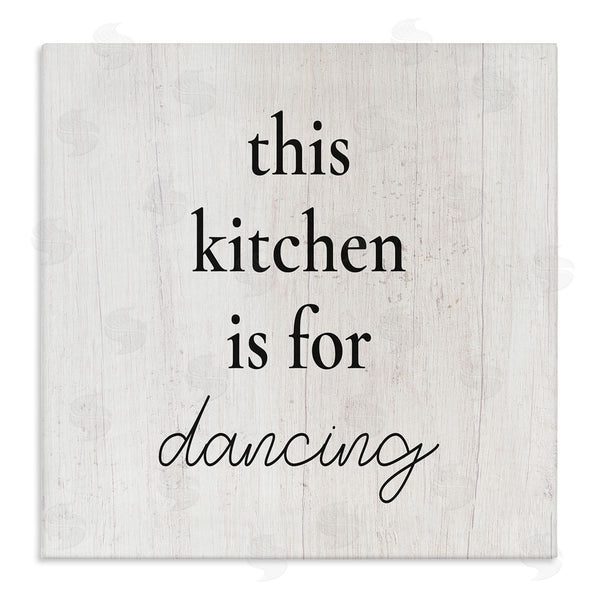 stupell industries Stupell Studio | This Kitchen Is For Dancing Phrase Wall Art
