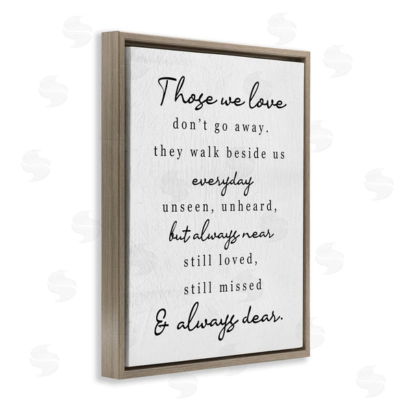Stupell Industries Stupell Studio | Those We Love Poem Wall Art