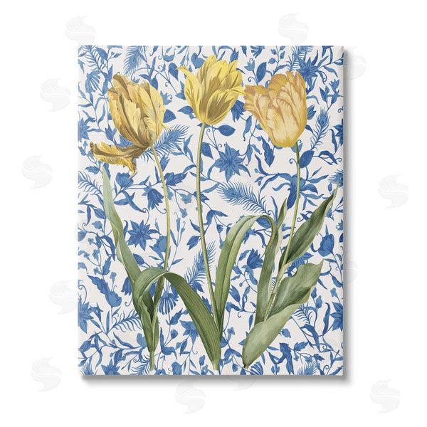 stupell industries Stupell Studio | Three Tulips on Toile Wall Art