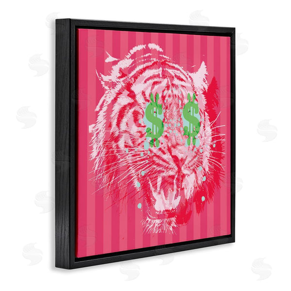 Stupell Industries Stupell Studio | Tiger With Dollar Symbol Wall Art