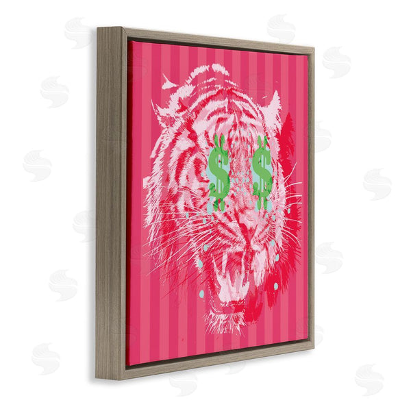 Stupell Industries Stupell Studio | Tiger With Dollar Symbol Wall Art