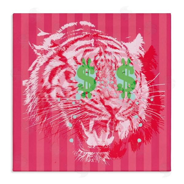 stupell industries Stupell Studio | Tiger with Dollar Symbol Wall Art
