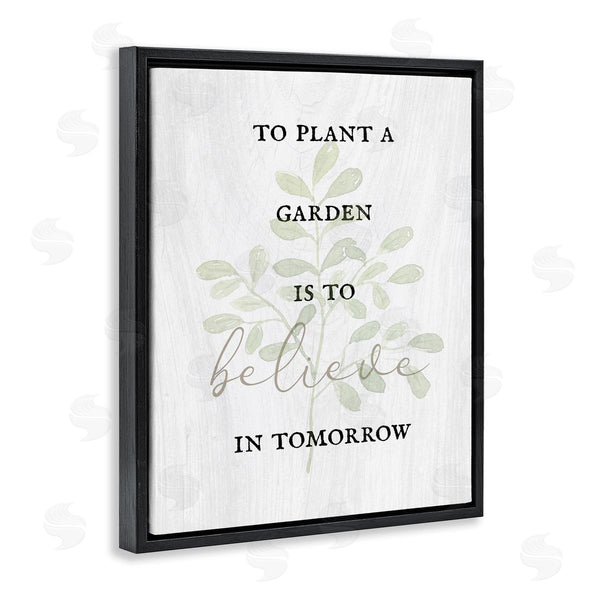 Stupell Industries Stupell Studio | To Plant A Garden Uplifting Phrase Wall Art