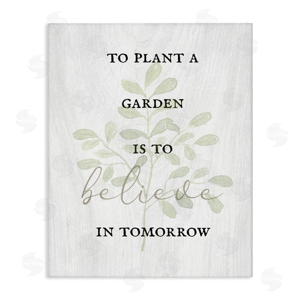 stupell industries Stupell Studio | To Plant A Garden Uplifting Phrase Wall Art