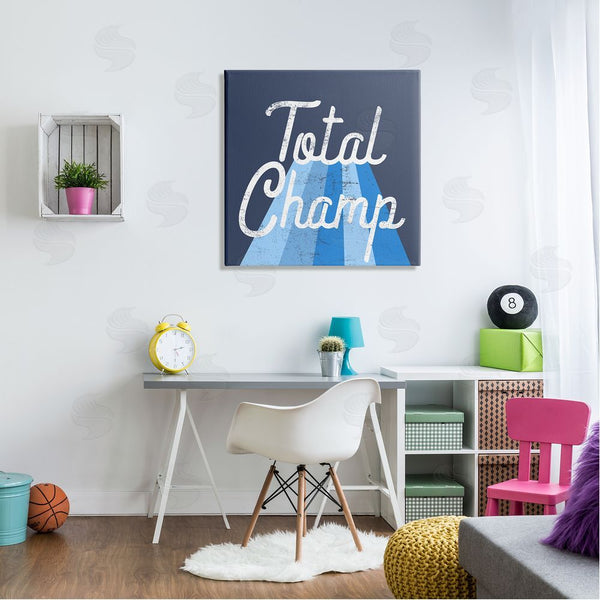 Stupell Industries Stupell Studio | Total Champ Vintage Stripes Wall Art