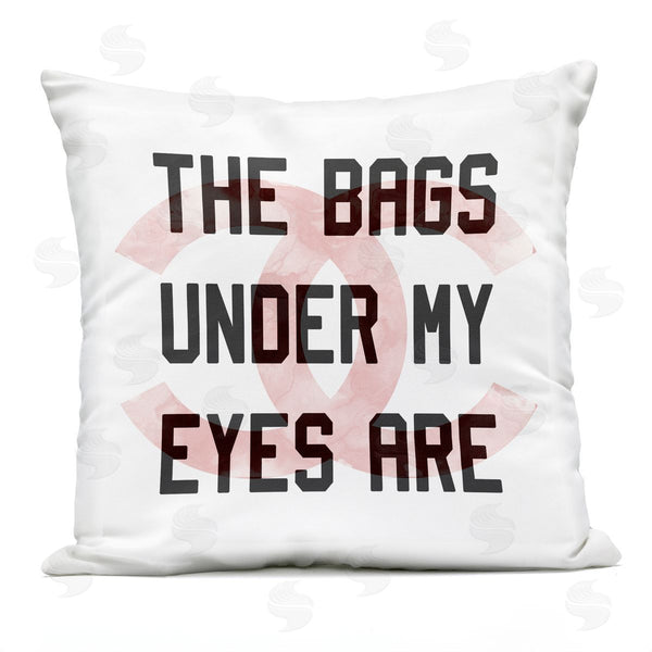 Stupell Industries Stupell Studio | Trendy Eye Bags Humorous Glam Brand Phrase Printed Throw Pillow