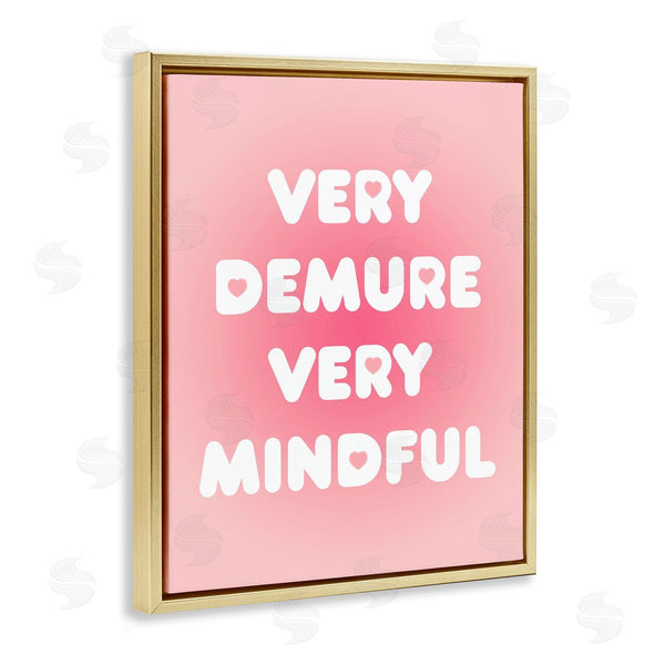 Stupell Industries Stupell Studio | Trendy Pink Demure & Mindful