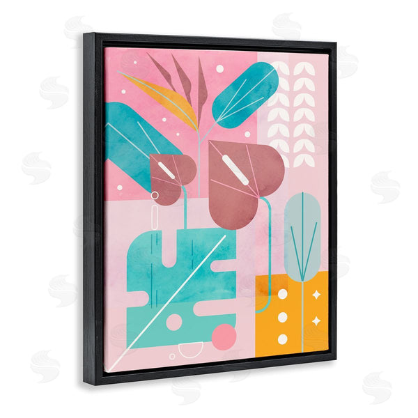 Stupell Industries Stupell Studio | Tropical Abstract Plant Leaves Wall Art