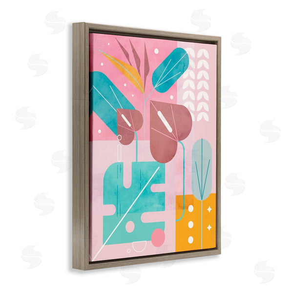 Stupell Industries Stupell Studio | Tropical Abstract Plant Leaves Wall Art