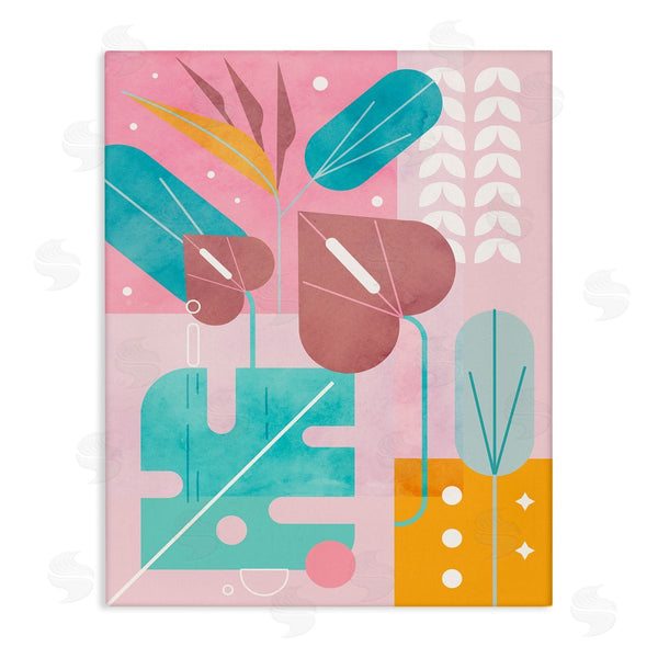 stupell industries Stupell Studio | Tropical Abstract Plant Leaves Wall Art