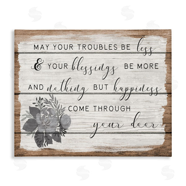 stupell industries Stupell Studio | Troubles Be Less Country Floral Wall Art