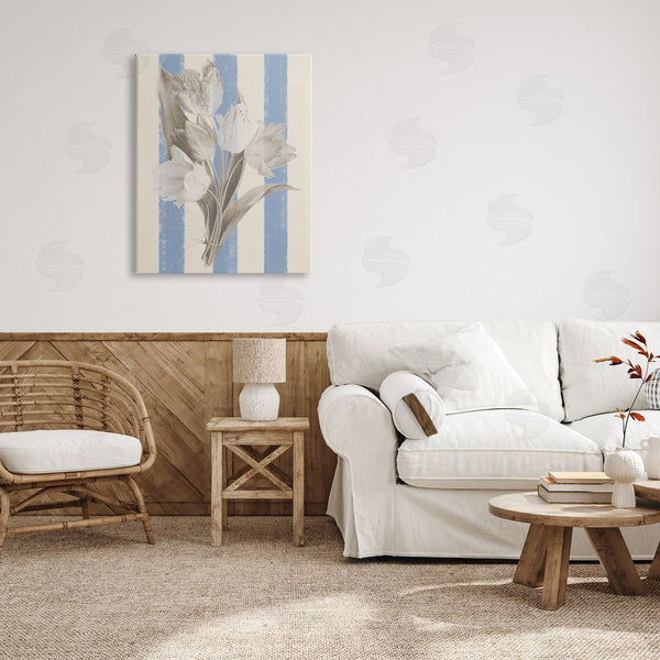 Stupell Industries Stupell Studio | Tulip Bundle On Stripes Wall Art