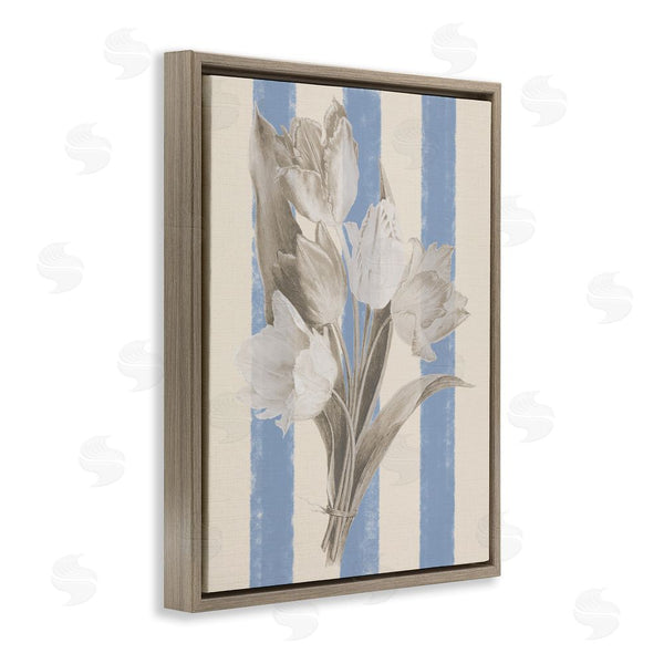 Stupell Industries Stupell Studio | Tulip Bundle On Stripes Wall Art
