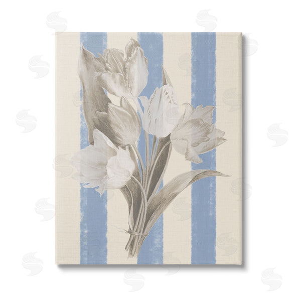 stupell industries Stupell Studio | Tulip Bundle on Stripes Wall Art