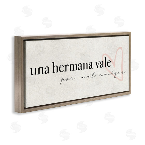 Stupell Industries Stupell Studio | Una Hermana Vale Wall Art