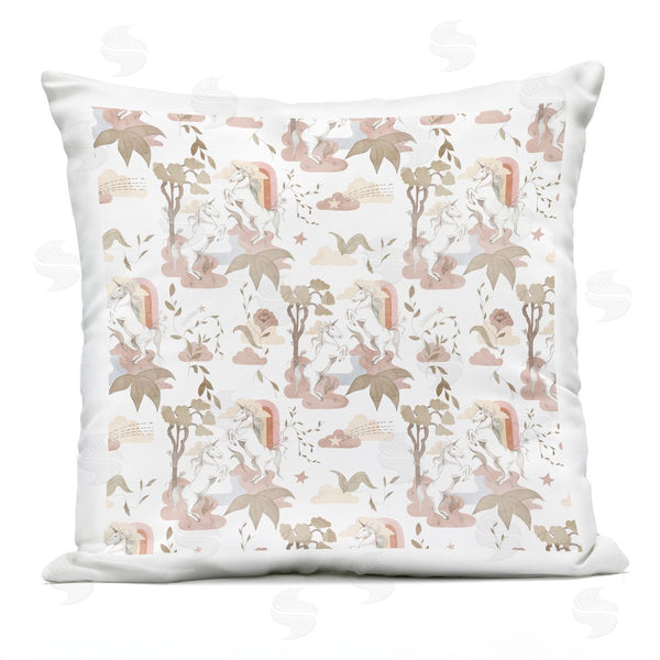 Stupell Industries Stupell Studio | Unicorn Toile Pattern Printed Throw Pillow