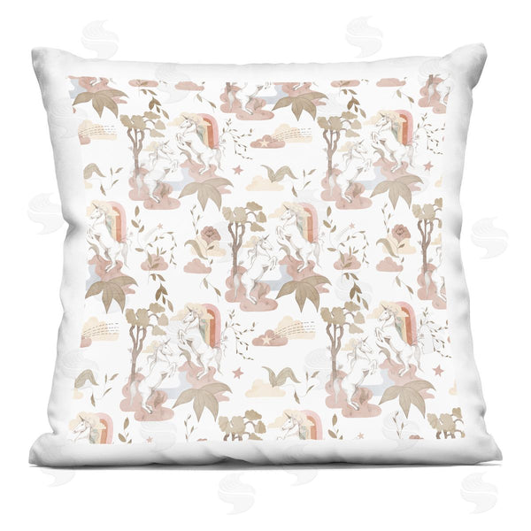 stupell industries Stupell Studio | Unicorn Toile Pattern Printed Throw Pillow