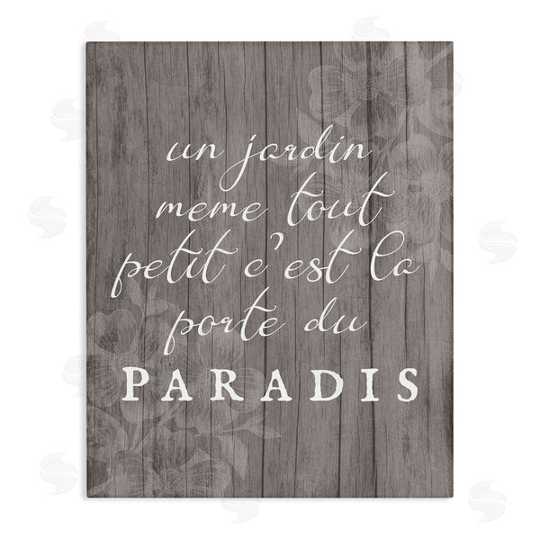 stupell industries Stupell Studio | Uplifting French Garden Phrase