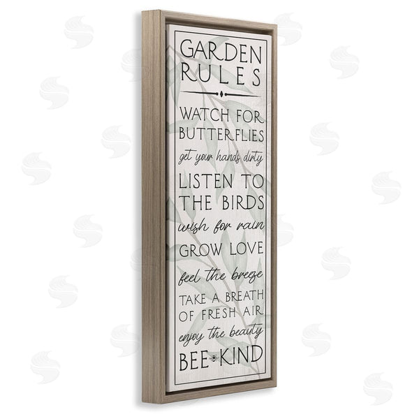 Stupell Industries Stupell Studio | Uplifting Garden Rules Wall Art