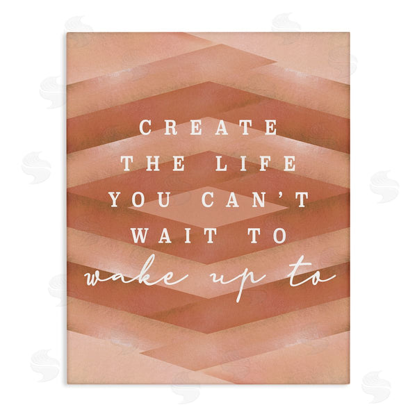 stupell industries Stupell Studio | Uplifting Inspirational Quote Geometric Stripes Design Wall Art
