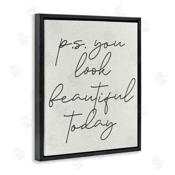 Stupell Industries Stupell Studio | Uplifting You Look Beautiful Wall Art
